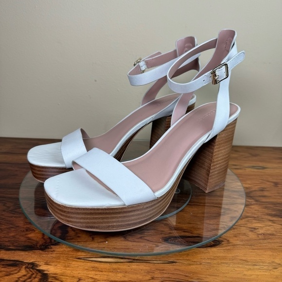 Nordstrom Anita Ankle Strap Platform Sandal in Ivory - Picture 7 of 16